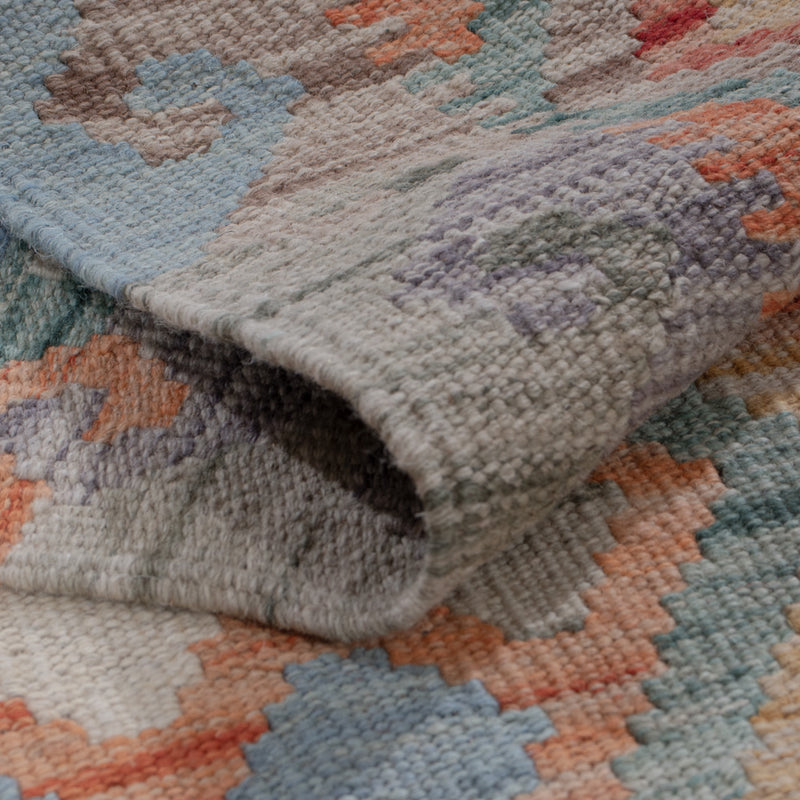 Runner Kelim Rug - Splash - 199 x 79 cm - multicolored