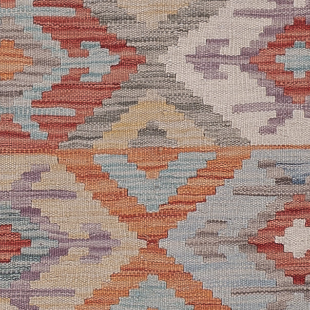 Runner Kelim Rug - Splash - 195 x 82 cm - multicolored