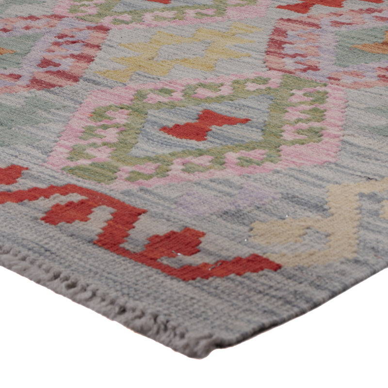 Runner Kelim Rug - Splash - 300 x 84 cm - multicolored