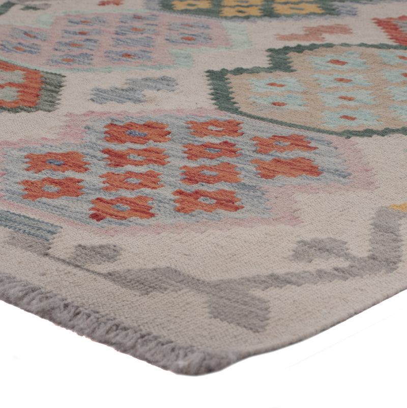 Runner Kelim Rug - Splash - 299 x 87 cm - multicolored