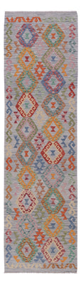 Runner Kelim Rug - Splash - 299 x 80 cm - multicolored