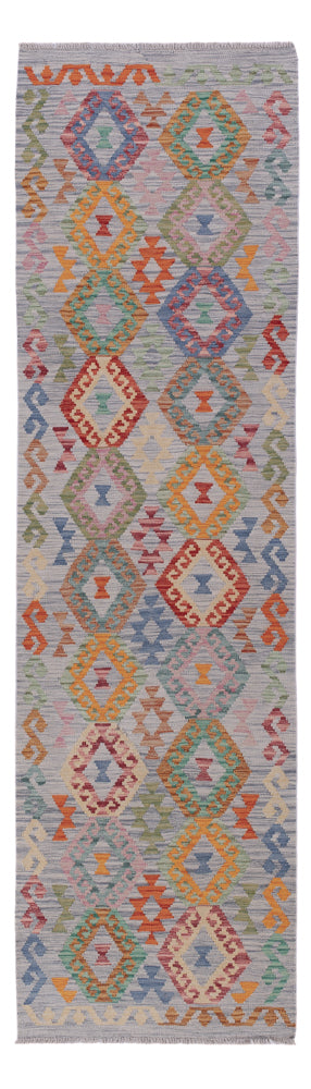 Runner Kelim Rug - Splash - 299 x 80 cm - multicolored