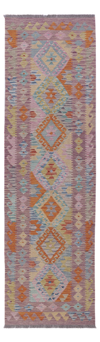 Runner Kelim Rug - Splash - 299 x 81 cm - multicolored