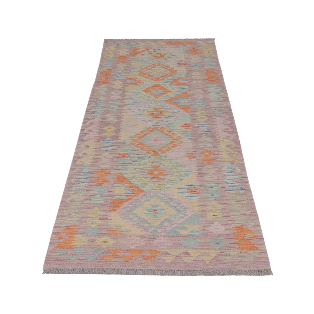 Runner Kelim Rug - Splash - 299 x 81 cm - multicolored