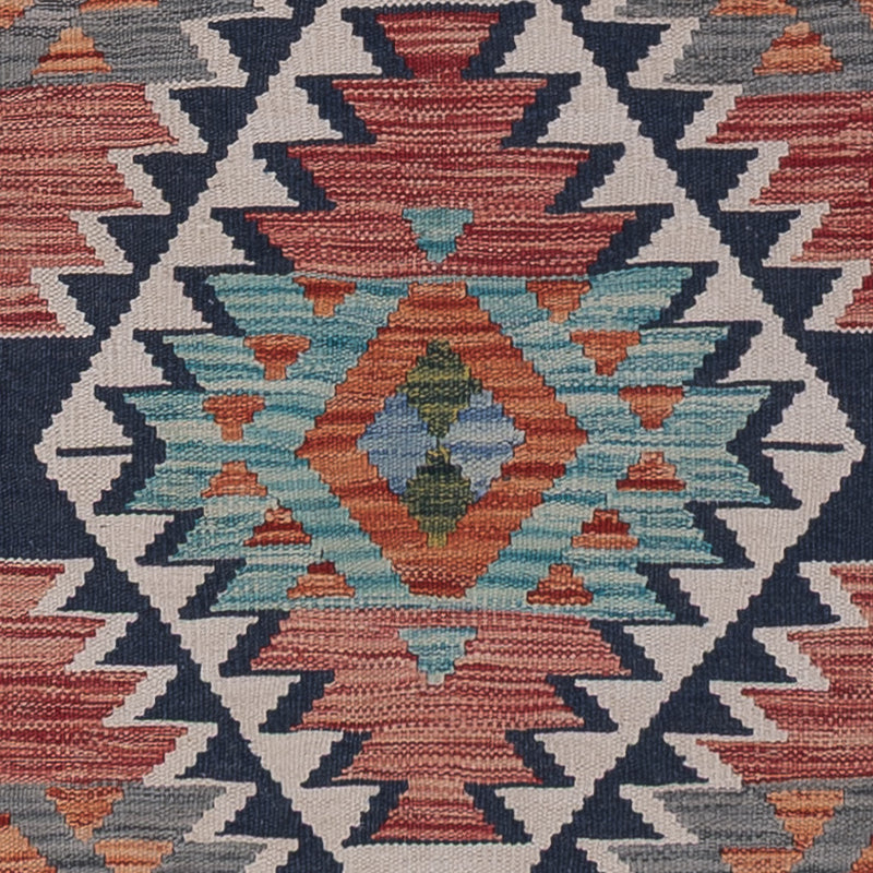 Runner Kelim Rug - Splash - 280 x 79 cm - multicolored