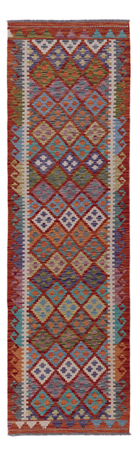 Runner Kelim Rug - Splash - 294 x 81 cm - multicolored