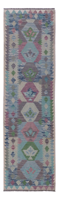 Runner Kelim Rug - Splash - 295 x 77 cm - multicolored
