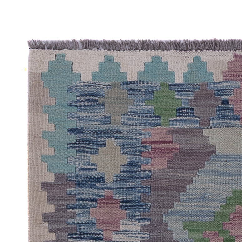 Kelim Maimene Teppich 295x77cm