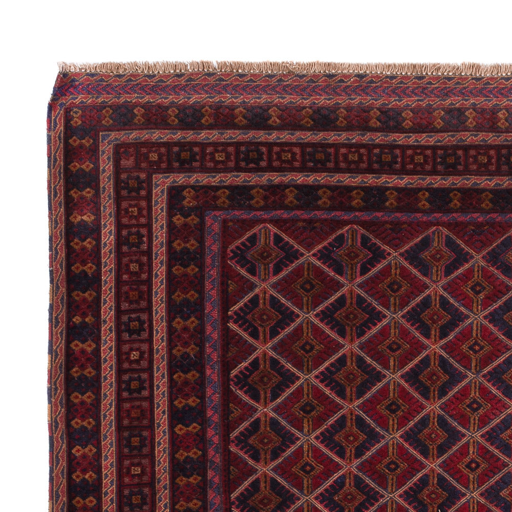 Kelim Rug - Oriental - 191 x 150 cm - dark red