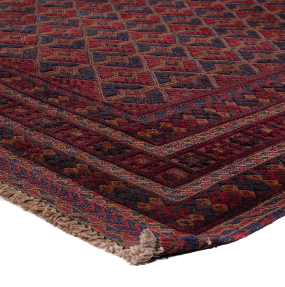 Kelim Rug - Oriental - 191 x 150 cm - dark red