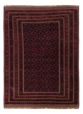 Kelim Rug - Oriental - 198 x 155 cm - dark red