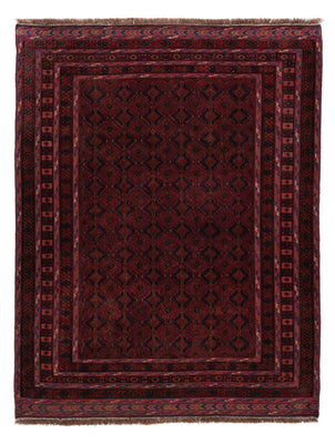 Kelim Rug - Oriental - 194 x 152 cm - dark red
