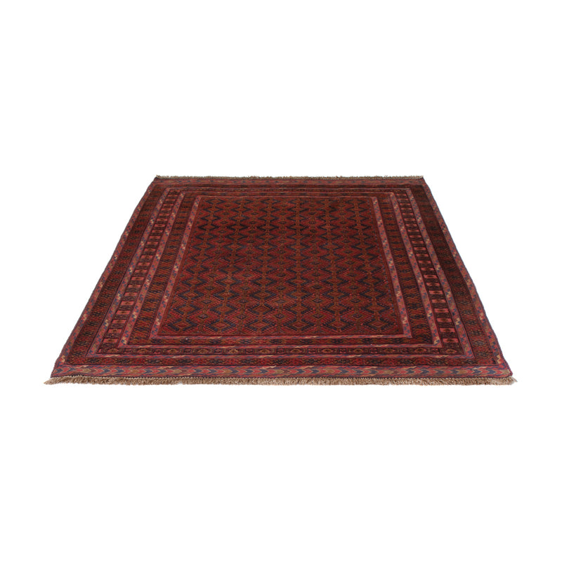 Kelim Rug - Oriental - 194 x 152 cm - dark red