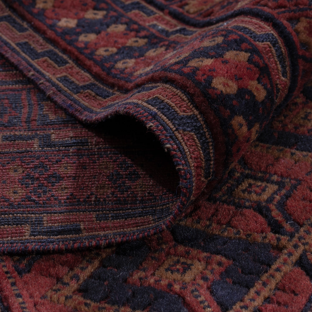 Kelim Rug - Oriental - 196 x 156 cm - dark red