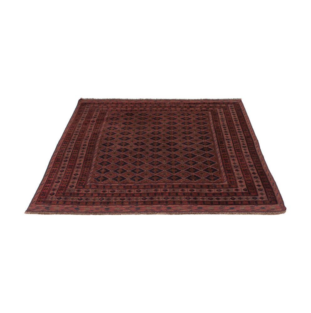 Kelim Rug - Oriental - 195 x 148 cm - dark red