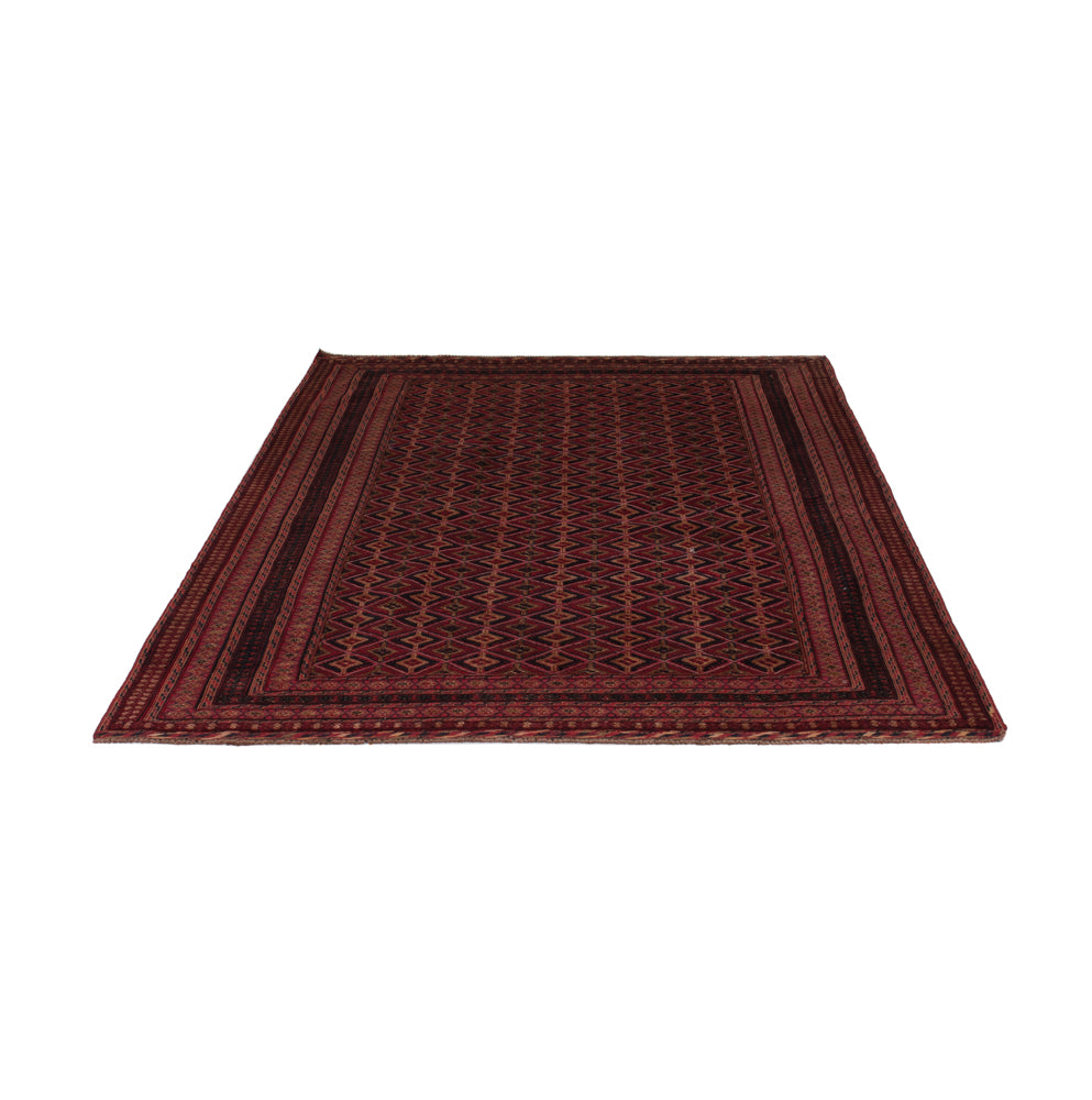 Kelim Rug - Oriental - 196 x 156 cm - dark red