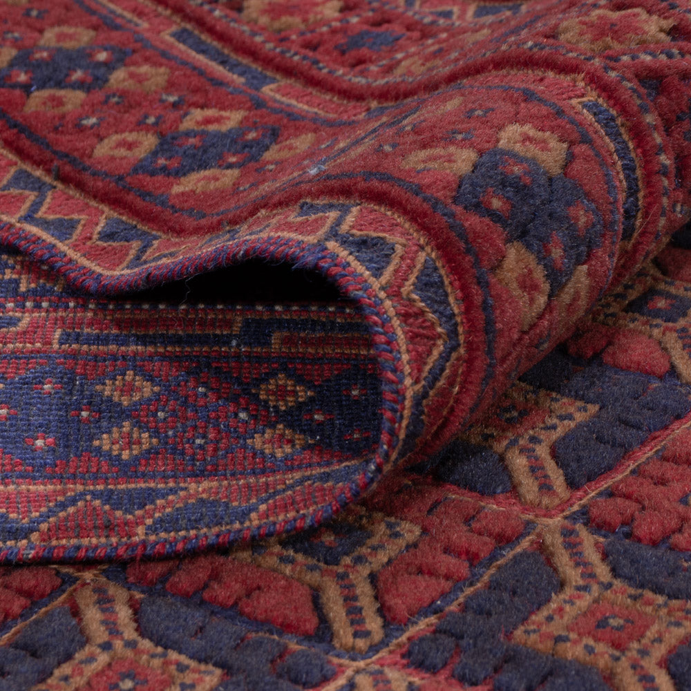 Kelim Rug - Oriental - 190 x 148 cm - dark red