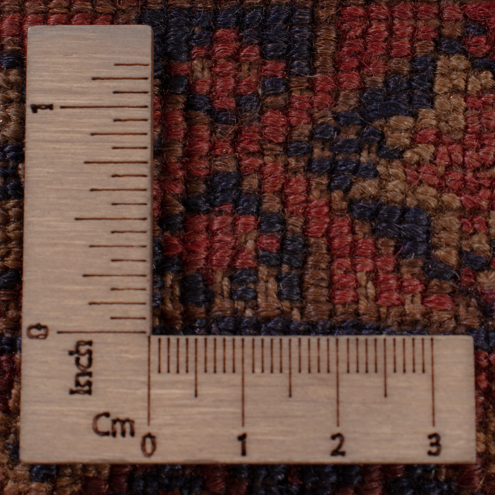 Kelim Rug - Oriental square  - 189 x 156 cm - dark red