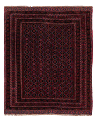 Kelim Rug - Oriental - 186 x 147 cm - dark red