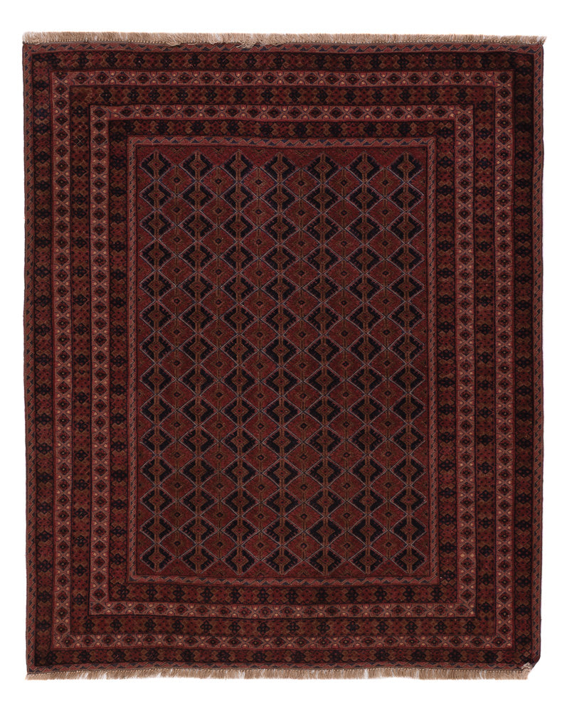 Kelim Rug - Oriental - 191 x 158 cm - dark red