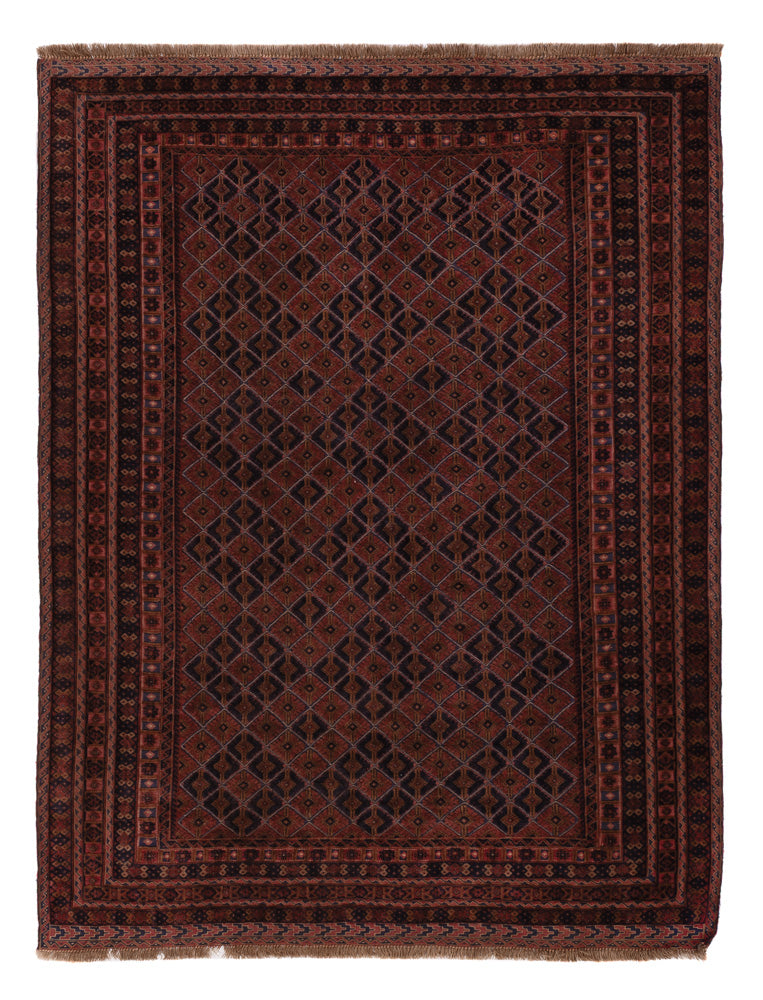 Kelim Rug - Oriental - 205 x 159 cm - dark red