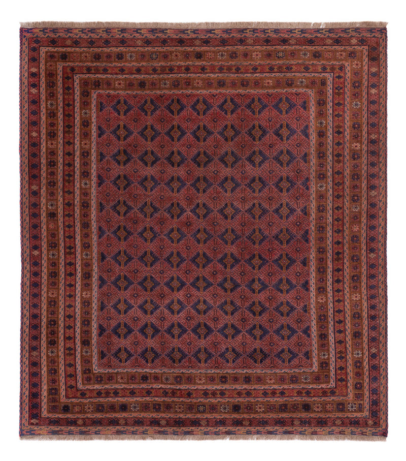 Kelim Rug - Oriental - 190 x 168 cm - dark red