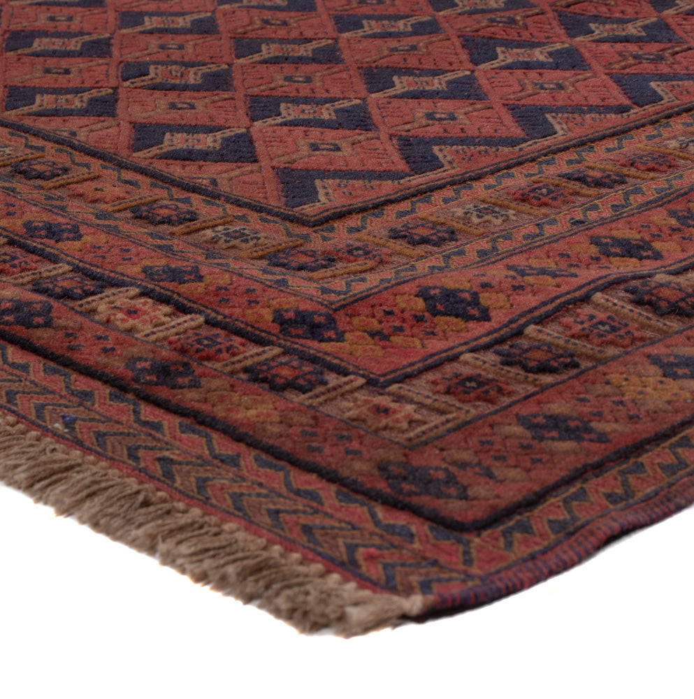 Kelim Rug - Oriental - 193 x 152 cm - dark red