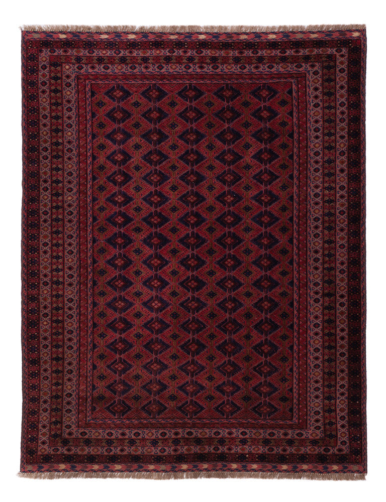 Kelim Rug - Oriental - 198 x 153 cm - dark red