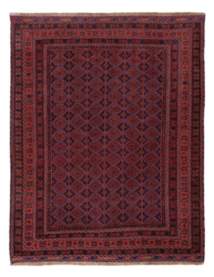Kelim Rug - Oriental - 194 x 152 cm - dark red