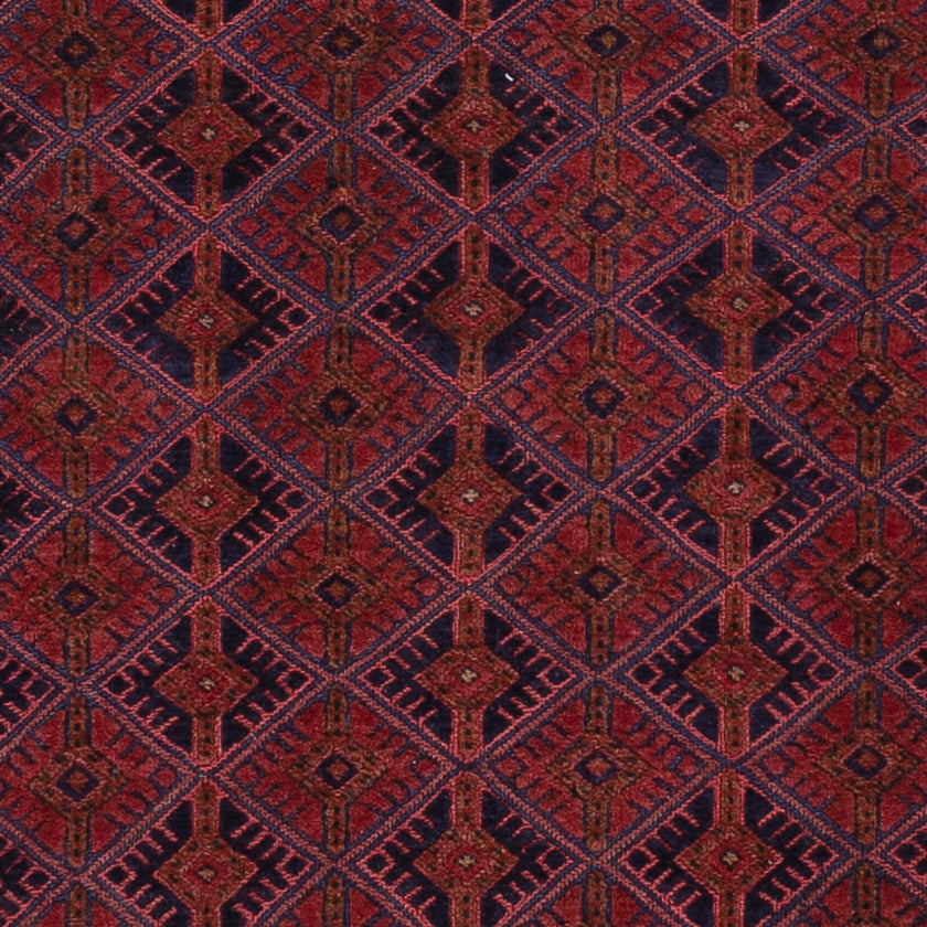 Kelim Rug - Oriental - 194 x 152 cm - dark red