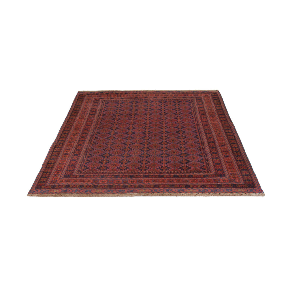 Kelim Rug - Oriental - 194 x 152 cm - dark red