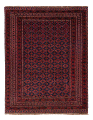 Kelim Rug - Oriental - 200 x 156 cm - dark red