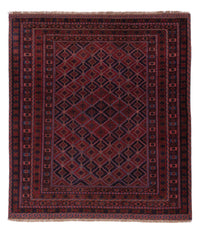 Kelim Rug - Oriental - 182 x 155 cm - dark red