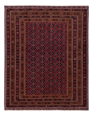 Kelim Rug - Oriental - 190 x 153 cm - dark red