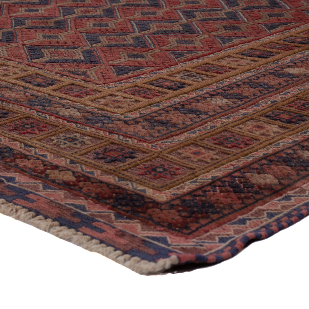 Kelim Rug - Oriental - 190 x 153 cm - dark red