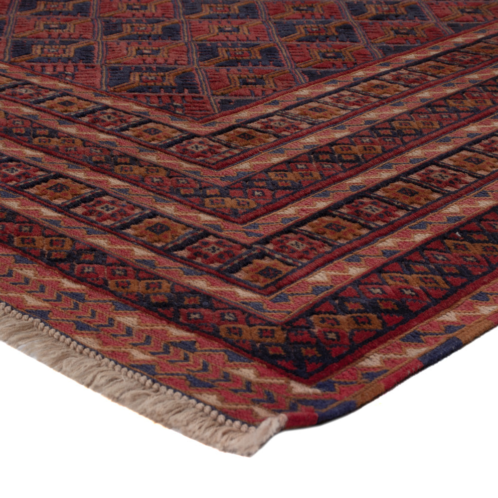 Kelim Rug - Oriental - 197 x 158 cm - dark red