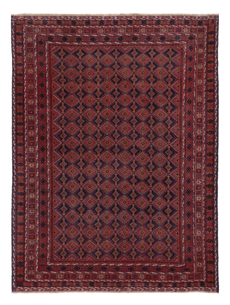 Kelim Rug - Oriental - 203 x 152 cm - dark red