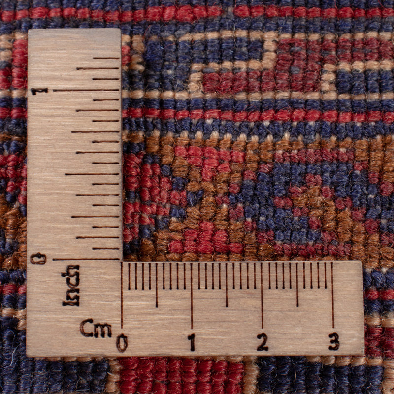 Kelim Rug - Oriental square  - 187 x 161 cm - dark red