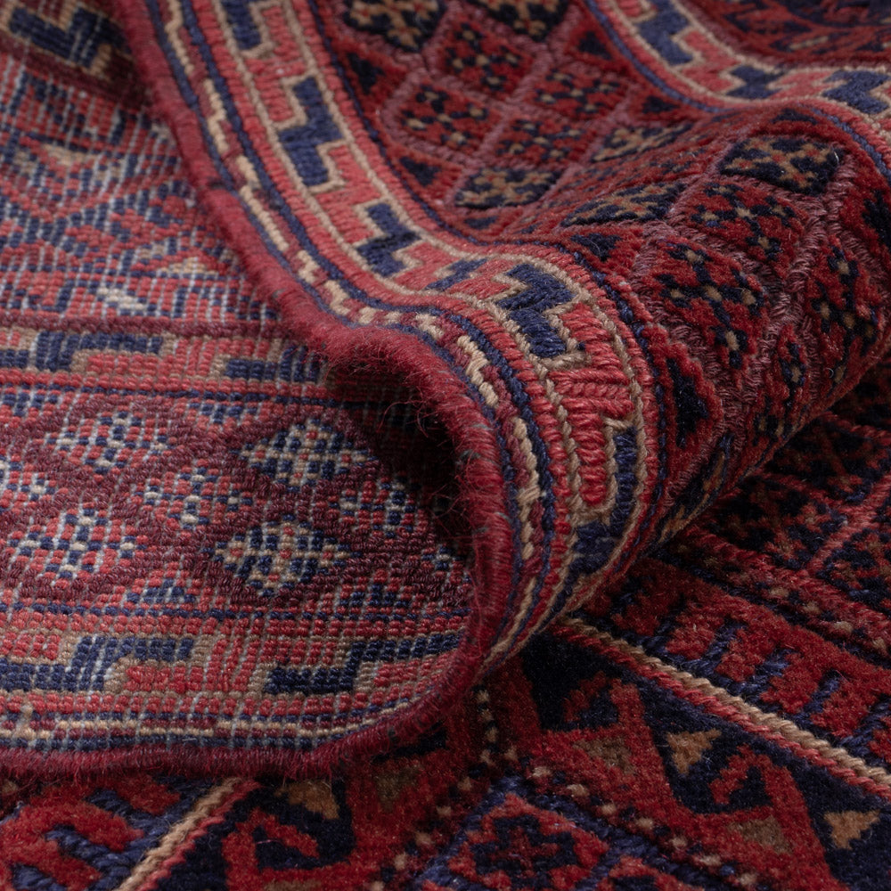 Kelim Rug - Oriental - 186 x 143 cm - dark red