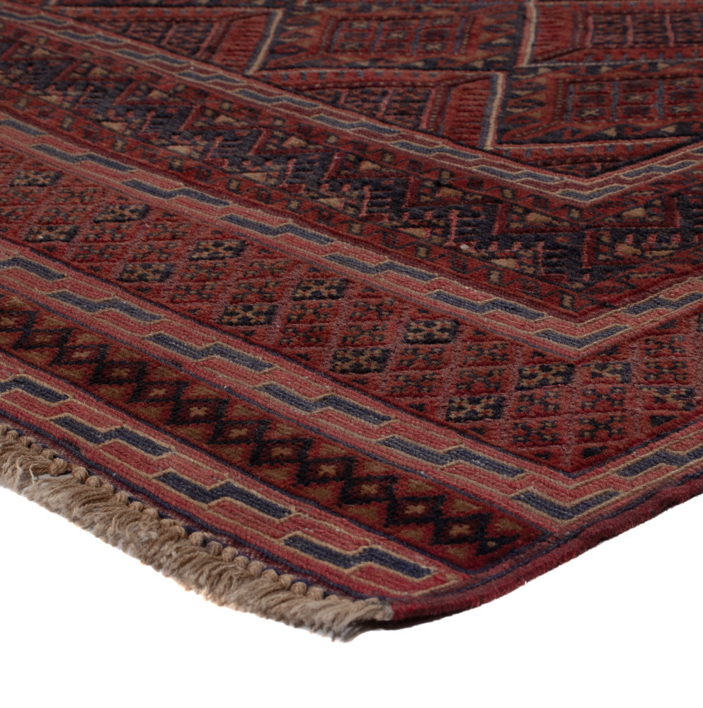 Kelim Rug - Oriental - 183 x 141 cm - dark red