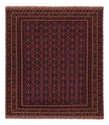 Kelim Rug - Oriental - 177 x 154 cm - dark red