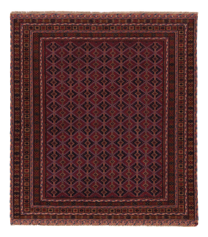 Kelim Rug - Oriental - 177 x 154 cm - dark red