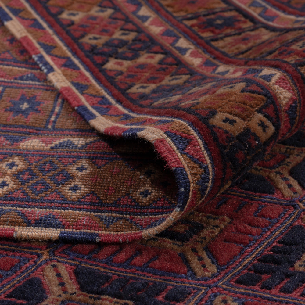 Kelim Rug - Oriental - 177 x 154 cm - dark red