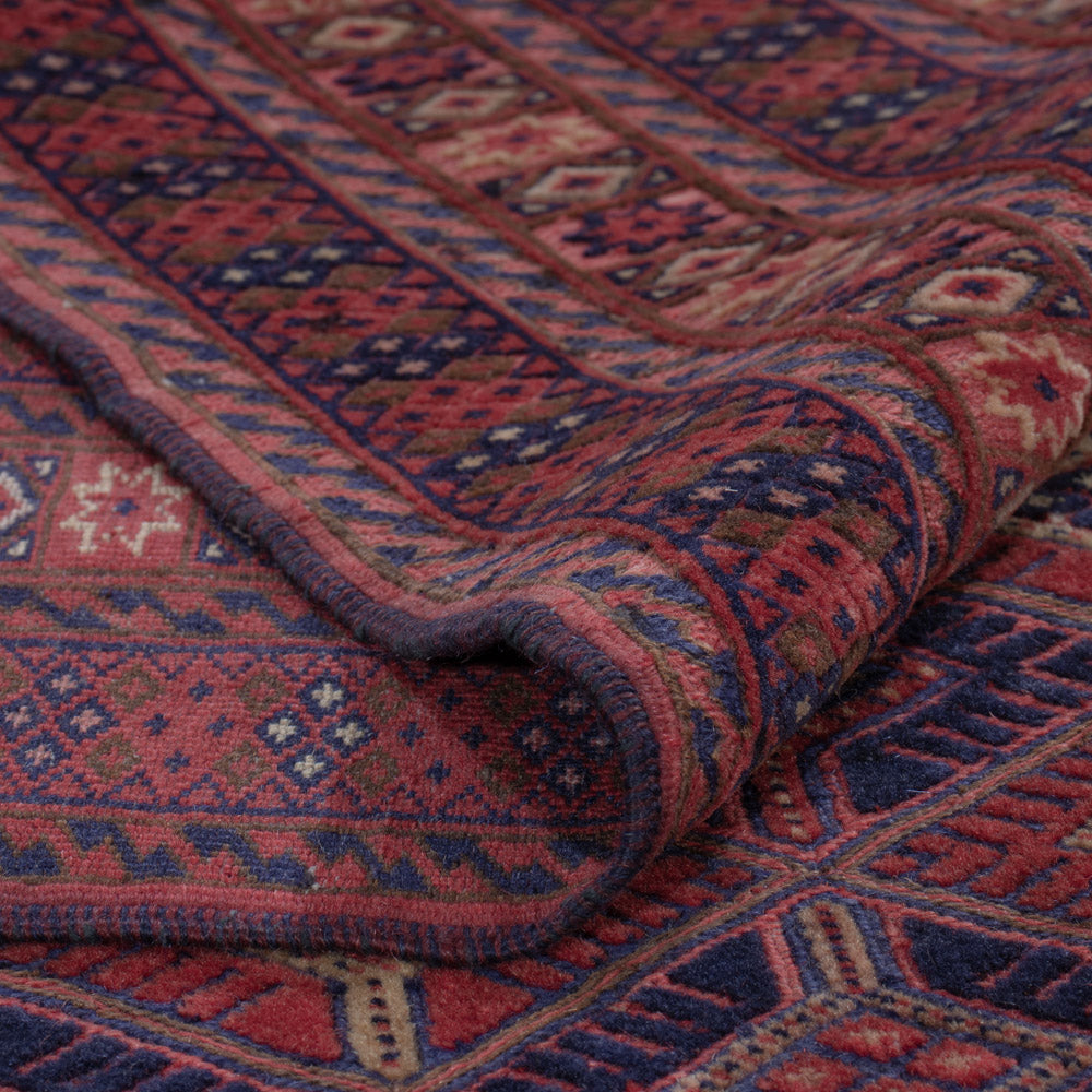 Kelim Rug - Oriental - 193 x 149 cm - dark red