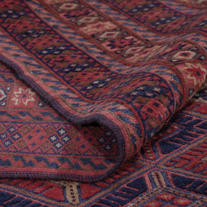 Kelim Rug - Oriental - 193 x 149 cm - dark red