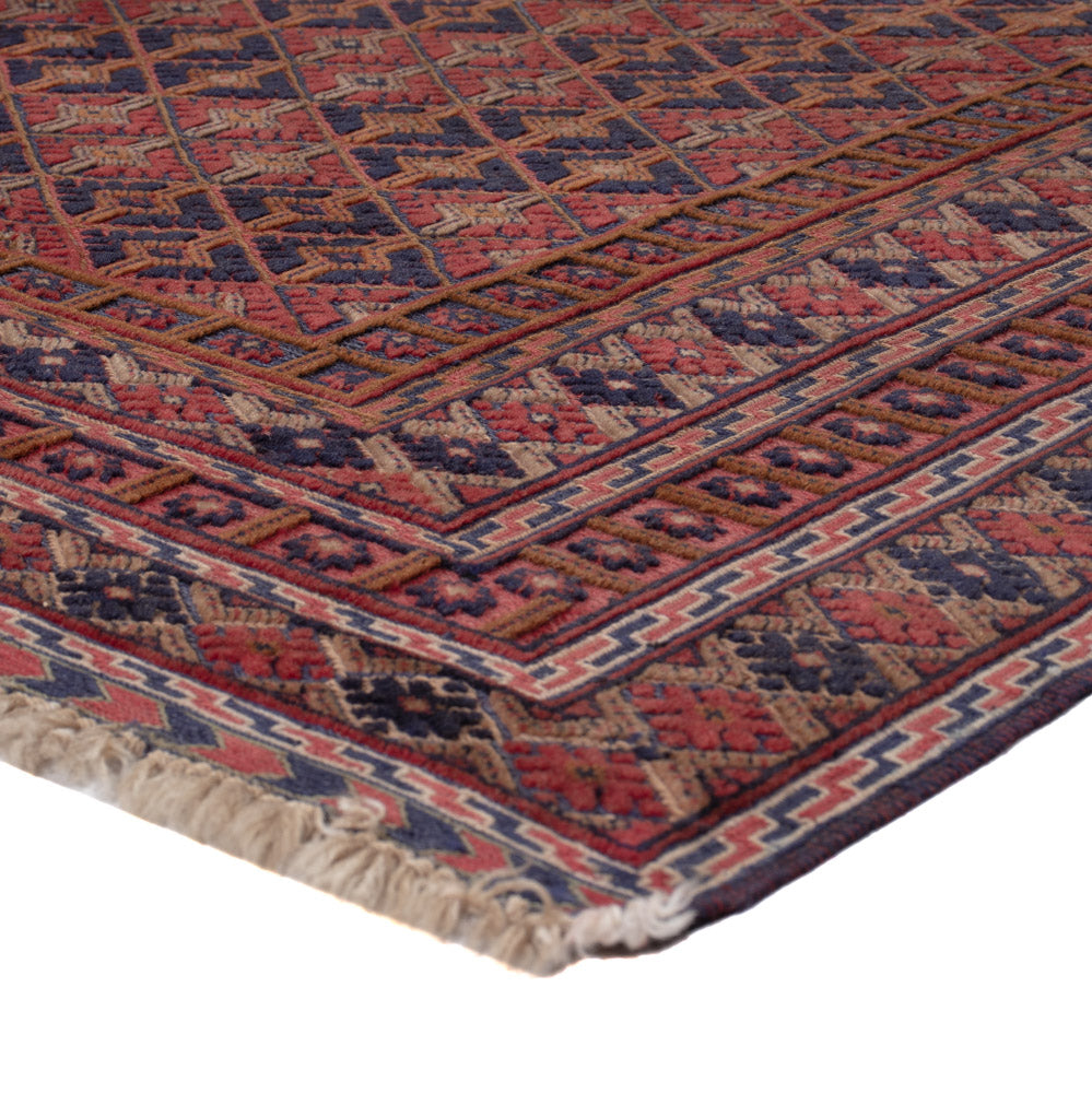 Kelim Rug - Oriental - 196 x 148 cm - dark red