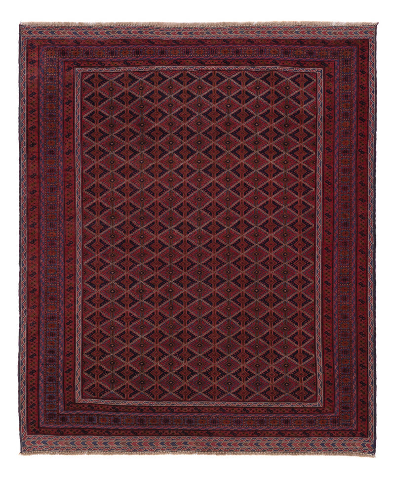 Kelim Rug - Oriental - 179 x 151 cm - dark red