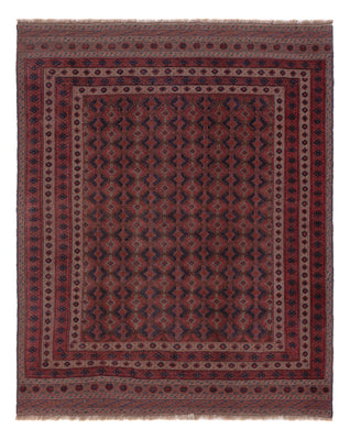 Kelim Rug - Oriental - 197 x 164 cm - dark red