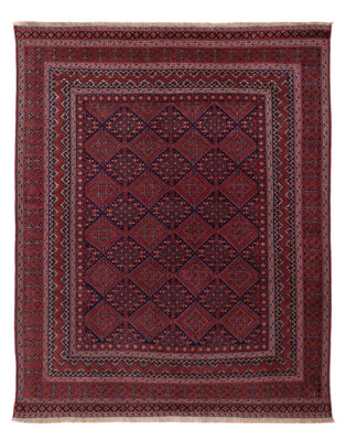 Kelim Rug - Oriental - 192 x 148 cm - dark red