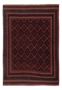 Kelim Rug - Oriental - 203 x 140 cm - dark red